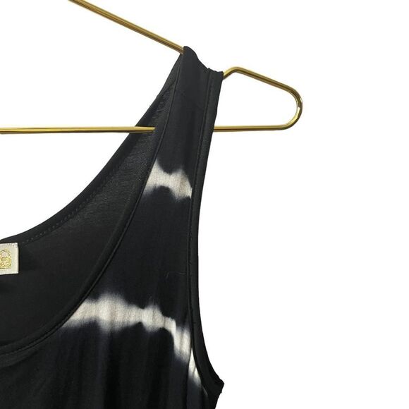 Fate & Fortune Side Ruched Tie Dye Maxi Dress Size MED NWT - Picture 3 of 7